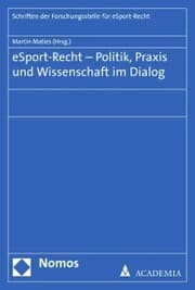Cover von eSport-Recht - Politik, Praxis und Wissenschaft im Dialog