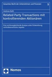 Cover von Related Party Transactions mit kontrollierenden Aktionären