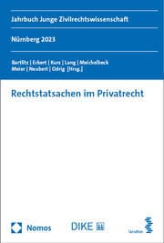 Cover von Rechtstatsachen im Privatrecht
