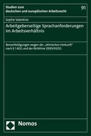 Cover von Arbeitgeberseitige Sprachanforderungen im Arbeitsverhältnis