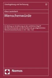 Cover von Menschenwürde