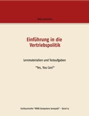 Cover von Einführung in die Vertriebspolitik
