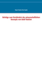 Cover von Beiträge zum Verständnis des wissenschaftlichen Konzepts von Adolf Bastian