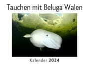 Cover von Tauchen mit Beluga Walen (Wandkalender 2024, Kalender DIN A4 quer, Monatskalender im Querformat mit Kalendarium, Das perfekte Geschenk)