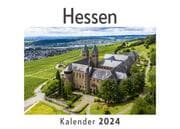 Cover von Hessen (Wandkalender 2024, Kalender DIN A4 quer, Monatskalender im Querformat mit Kalendarium, Das perfekte Geschenk)