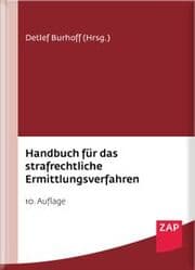 Cover von Handbuch für das strafrechtliche Ermittlungsverfahren