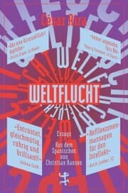 Cover von Weltflucht