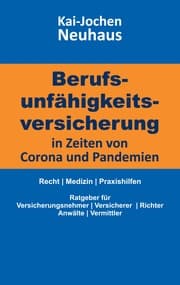 Cover von Berufsunfähigkeitsversicherung in Zeiten von Corona (Covid-19) und Pandemien