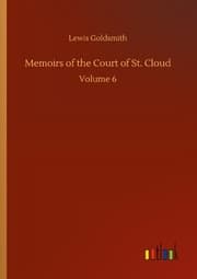 Cover von Memoirs of the Court of St. Cloud