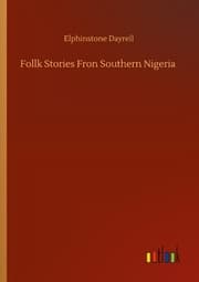 Cover von Follk Stories Fron Southern Nigeria