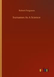 Cover von Surnames As A Science