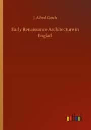 Cover von Early Renaissance Architecture in Englad