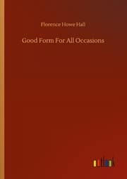 Cover von Good Form For All Occasions