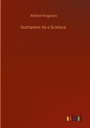 Cover von Surnames As a Science