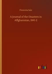Cover von A Journal of the Disasters in Affghanistan, 1841-2