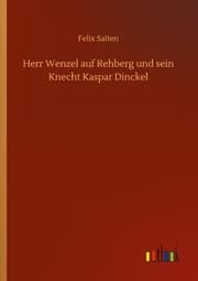 Cover von Herr Wenzel auf Rehberg und sein Knecht Kaspar Dinckel