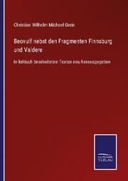 Cover von Beovulf nebst den Fragmenten Finnsburg und Valdere
