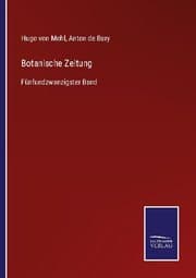 Cover von Botanische Zeitung