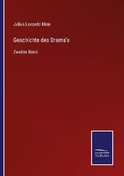 Cover von Geschichte des Drama's
