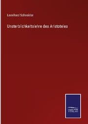 Cover von Unsterblichkeitslehre des Aristoteles