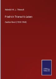 Cover von Friedrich Thiersch's Leben