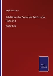 Cover von Jahrbücher des Deutschen Reichs unter Heinrich II.