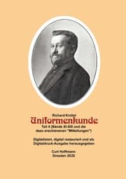 Cover von Richard Knötel, Uniformenkunde Teil 4 (Bände XI-Xiii und die dazu erschienenen 'Mitteilungen') erschienenen 'Mitteilungen'