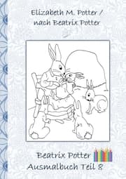 Cover von Beatrix Potter Ausmalbuch Teil 8 ( Peter Hase )