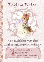 Cover von Die Geschichte von den zwei ungezogenen Mäusen (inklusive Ausmalbilder und Cliparts zum Download)