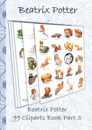 Cover von Beatrix Potter 99 Cliparts Book Part 3 ( Peter Rabbit )