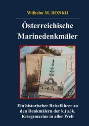 Cover von Österreichische Marinedenkmäler