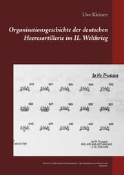 Cover von Organisationsgeschichte der deutschen Heeresartillerie im II. Weltkrieg