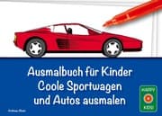 Cover von Ausmalbuch für Kinder - Coole Sportwagen und Autos ausmalen