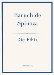 Cover von Baruch de Spinoza: Die Ethik