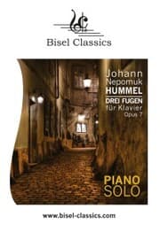 Cover von Drei Fugen für Klavier, Opus 7