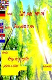 Cover von Lieb was rar ist English German Swiss Austria Deutsch Kroatisch