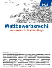Cover von Wettbewerbsrecht 2022