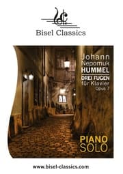 Cover von Drei Fugen für Klavier, Opus 7