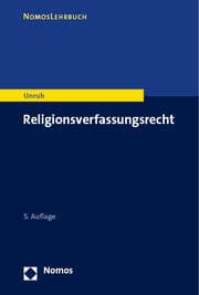 Cover von Religionsverfassungsrecht