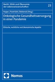 Cover von Onkologische Gesundheitsversorgung in einer Pandemie