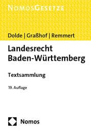 Cover von Landesrecht Baden-Württemberg