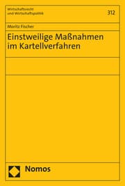 Cover von Einstweilige Maßnahmen im Kartellverfahren