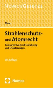 Cover von Strahlenschutz- und Atomrecht
