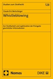 Cover von Whistleblowing