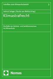Cover von Klimastrafrecht