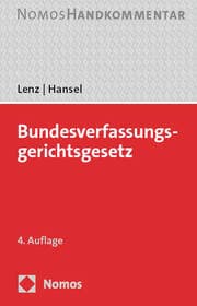 Cover von Bundesverfassungsgerichtsgesetz/BVerfGG
