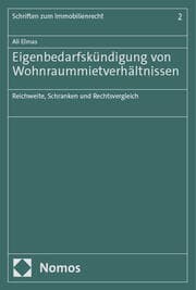 Cover von Eigenbedarfskündigung von Wohnraummietverhältnissen