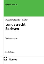 Cover von Landesrecht Sachsen