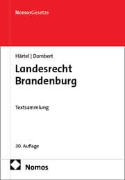 Cover von Landesrecht Brandenburg