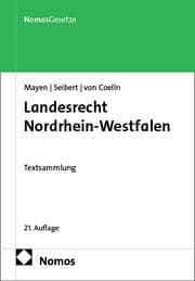 Cover von Landesrecht Nordrhein-Westfalen